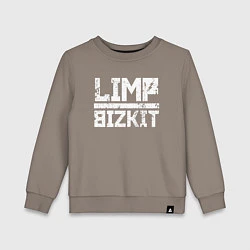 Свитшот хлопковый детский LIMP BIZKIT, цвет: утренний латте