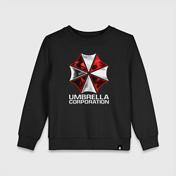 Свитшот хлопковый детский UMBRELLA CORP, цвет: черный