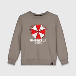 Свитшот хлопковый детский UMBRELLA CORP, цвет: утренний латте