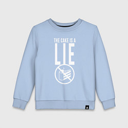 Свитшот хлопковый детский PORTAL, цвет: мягкое небо
