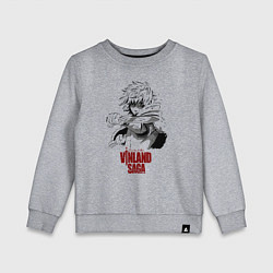 Свитшот хлопковый детский Vinland saga Thorfinn, цвет: меланж