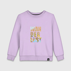 Детский свитшот Wanderlust