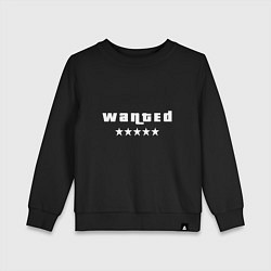 Детский свитшот Wanted level stars