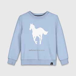 Свитшот хлопковый детский White Pony, цвет: мягкое небо