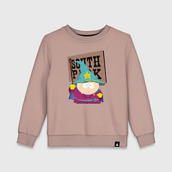 Свитшот хлопковый детский ЮЖНЫЙ ПАРК, цвет: пыльно-розовый