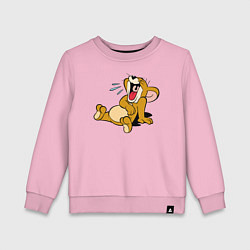 Свитшот хлопковый детский Happy Jerry, цвет: светло-розовый