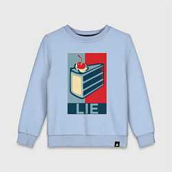 Свитшот хлопковый детский PORTAL, цвет: мягкое небо