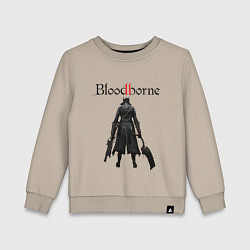 Свитшот хлопковый детский Bloodborne, цвет: миндальный