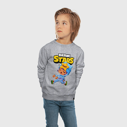 Детский свитшот BRAWL STARS SANDY / Меланж – фото 4