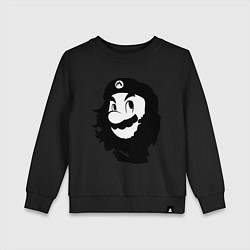 Свитшот хлопковый детский Che Mario, цвет: черный