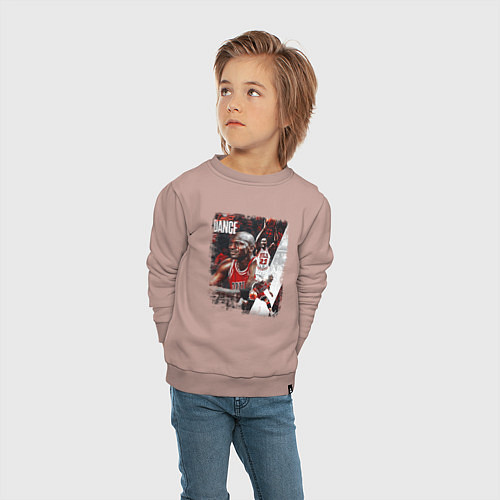 Детский свитшот ПОСЛЕДНИЙ ТАНЕЦ / Пыльно-розовый – фото 4