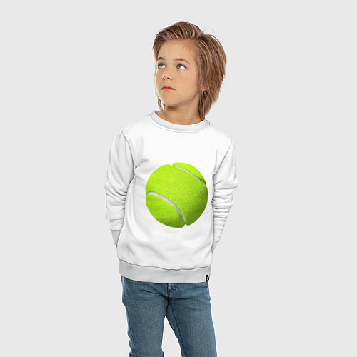 Детский свитшот Теннис / Белый – фото 4