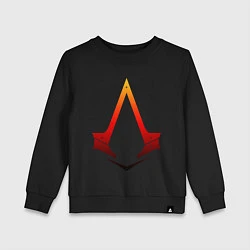 Свитшот хлопковый детский Assassins Creed, цвет: черный
