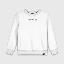 Свитшот хлопковый детский PLUXURY, цвет: белый