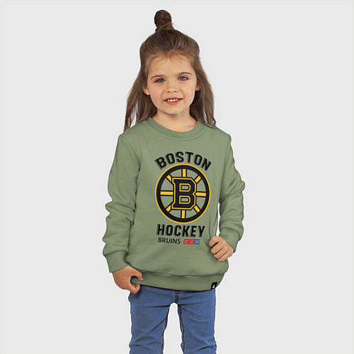 Детский свитшот BOSTON BRUINS NHL / Авокадо – фото 3
