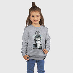 Свитшот хлопковый детский Linkin Park, цвет: меланж — фото 2