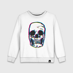 Детский свитшот Glitch Skull