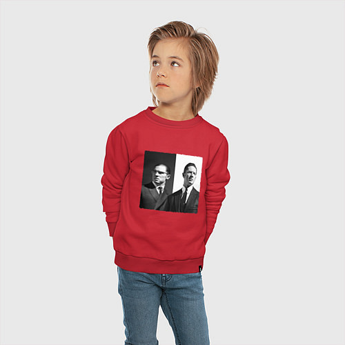 Детский свитшот Tom hardy / Красный – фото 4