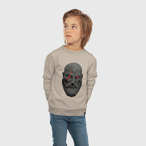 Детский свитшот Kratos ART / Миндальный – фото 4