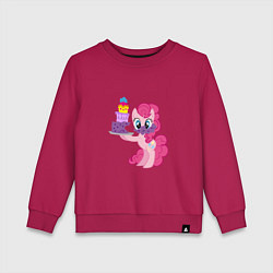 Свитшот хлопковый детский My Little Pony Pinkie Pie, цвет: маджента