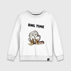 Детский свитшот Owl time