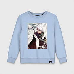 Свитшот хлопковый детский Hitsugaya Toshiro, цвет: мягкое небо