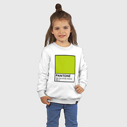 Свитшот хлопковый детский Shrek: Pantone Color, цвет: белый — фото 2