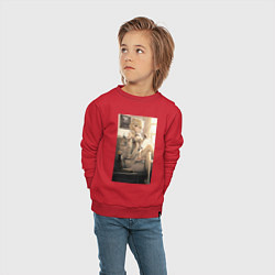 Свитшот хлопковый детский Lumine fan art, цвет: красный — фото 2