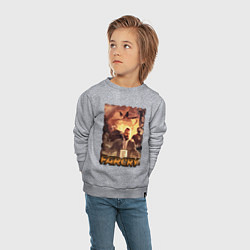 Свитшот хлопковый детский Иосиф Сид FarCry, цвет: меланж — фото 2