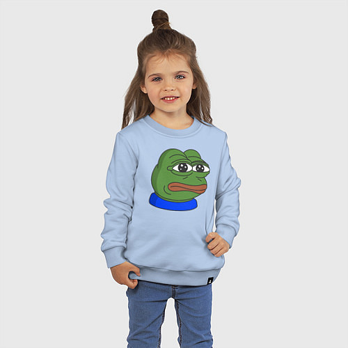 Детский свитшот Лягушонок Пепе / Мягкое небо – фото 3
