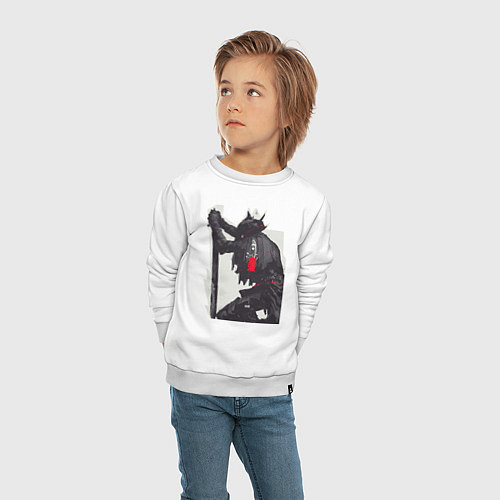 Детский свитшот Bloodborne / Белый – фото 4