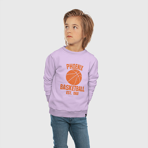 Детский свитшот Phoenix Basketball / Лаванда – фото 4