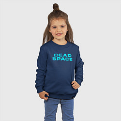 Свитшот хлопковый детский DEAD SPACE МЁРТВЫЙ КОСМОС, цвет: тёмно-синий — фото 2