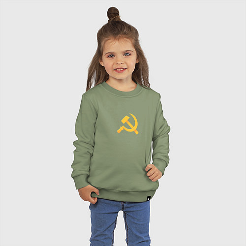 Детский свитшот СССР - Серп и Молот / Авокадо – фото 3