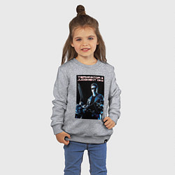 Свитшот хлопковый детский Арнольд Шварценеггер, цвет: меланж — фото 2