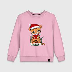 Детский свитшот Праздничный тигренок