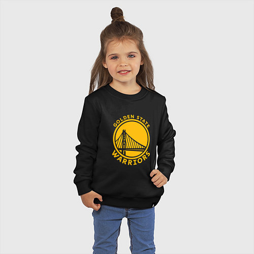 Детский свитшот Golden state Warriors NBA / Черный – фото 3