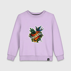 Детский свитшот Любовь никого не ждет