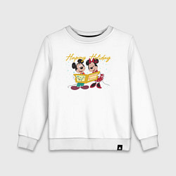 Детский свитшот Happy Holoday Mouse