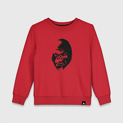 Свитшот хлопковый детский Angry Monkey Cotton Theme, цвет: красный
