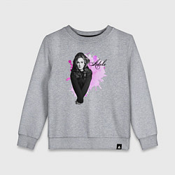 Свитшот хлопковый детский Адель, цвет: меланж