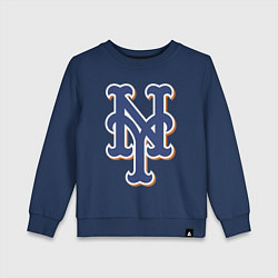 Свитшот хлопковый детский New York Mets - baseball team, цвет: тёмно-синий