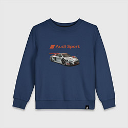 Свитшот хлопковый детский Audi sport - racing team, цвет: тёмно-синий