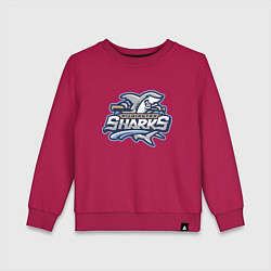 Детский свитшот Wilmington sharks -baseball team