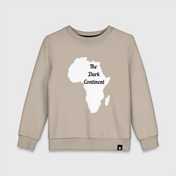 Детский свитшот The Dark Continent Африка