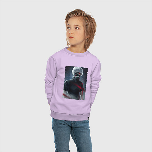 Детский свитшот Опасный Кен / Лаванда – фото 4