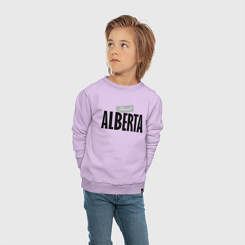 Детский свитшот Unreal Alberta / Лаванда – фото 4