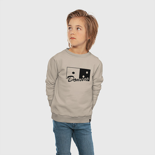 Детский свитшот Доминообщественное / Миндальный – фото 4