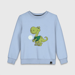 Детский свитшот Volleyball Dinosaur