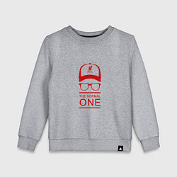 Свитшот хлопковый детский Klopp - Normal One, цвет: меланж
